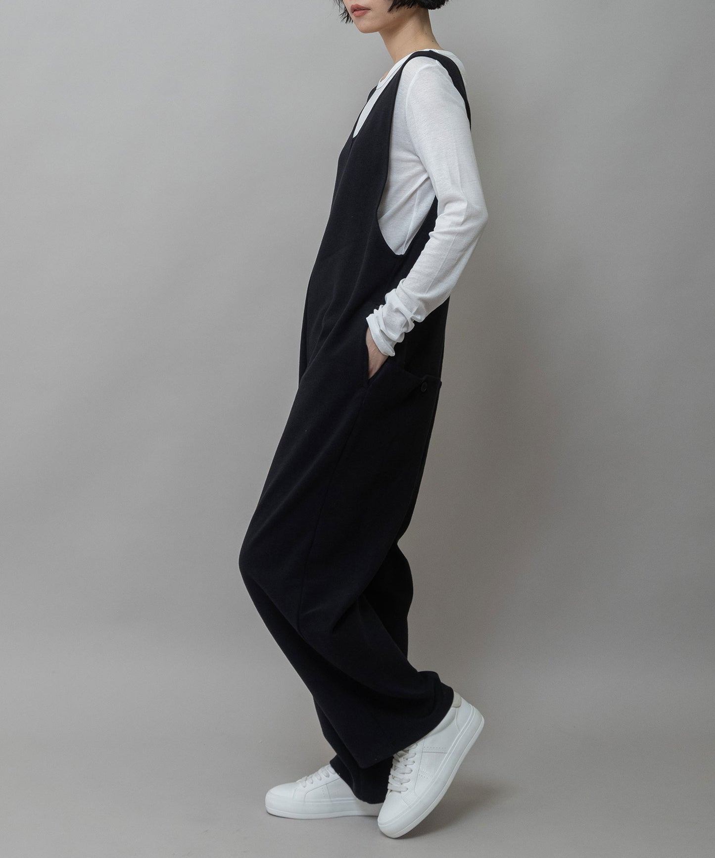 オーガニックコットンパイルコンビネゾン