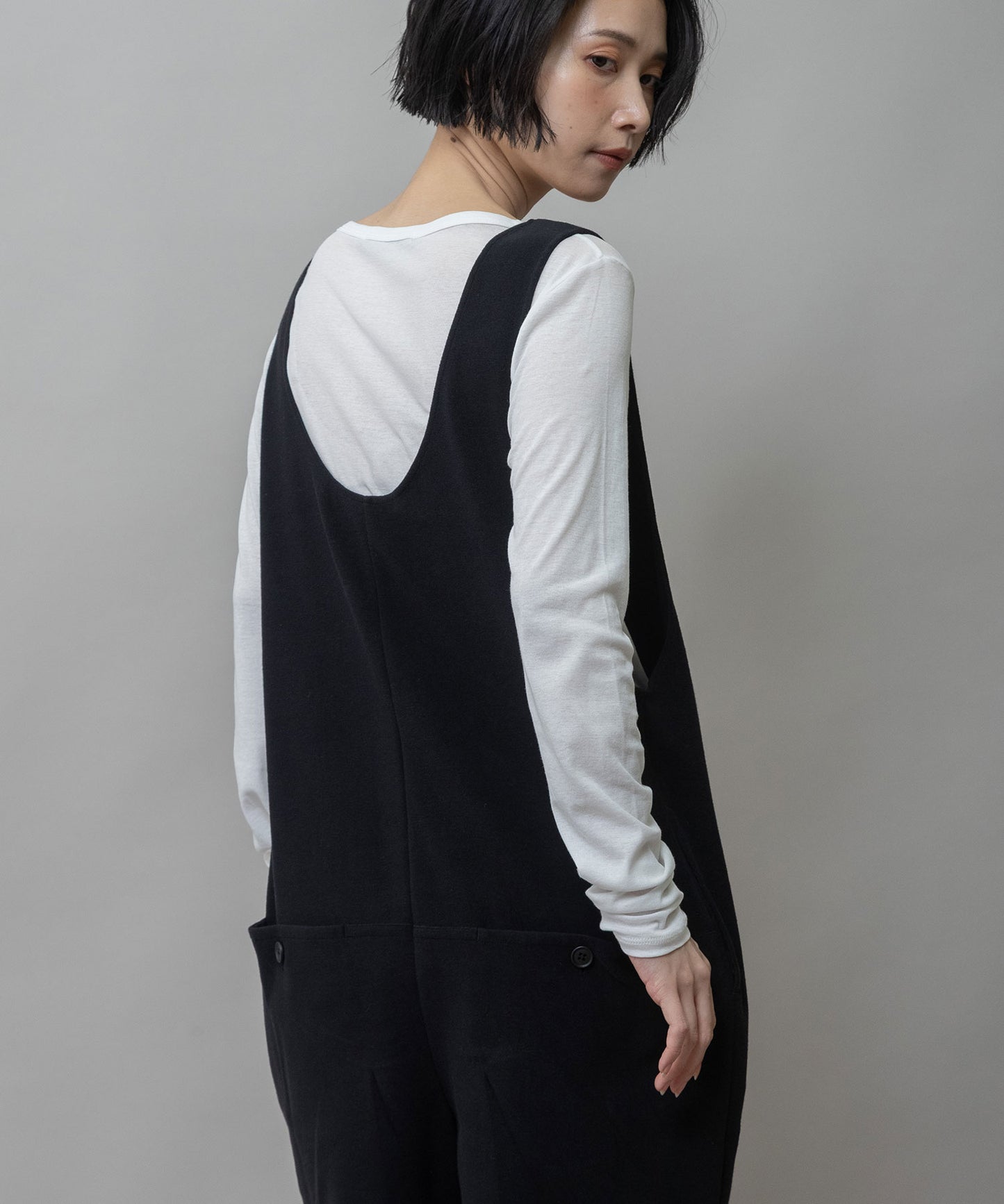 オーガニックコットンパイルコンビネゾン