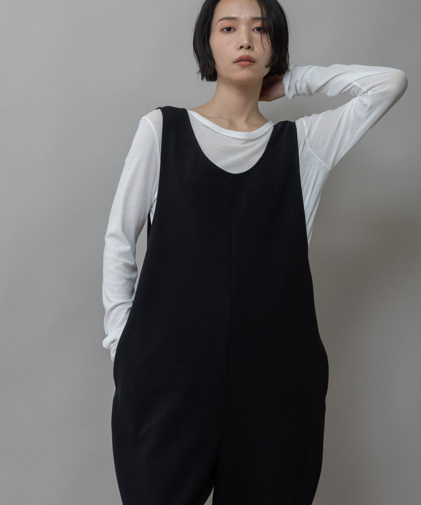 オーガニックコットンパイルコンビネゾン