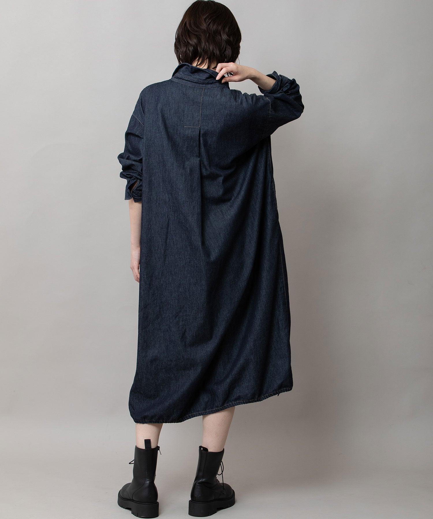 6ozスラブデニムシャツワンピース/ライトアウター – Munich web shop