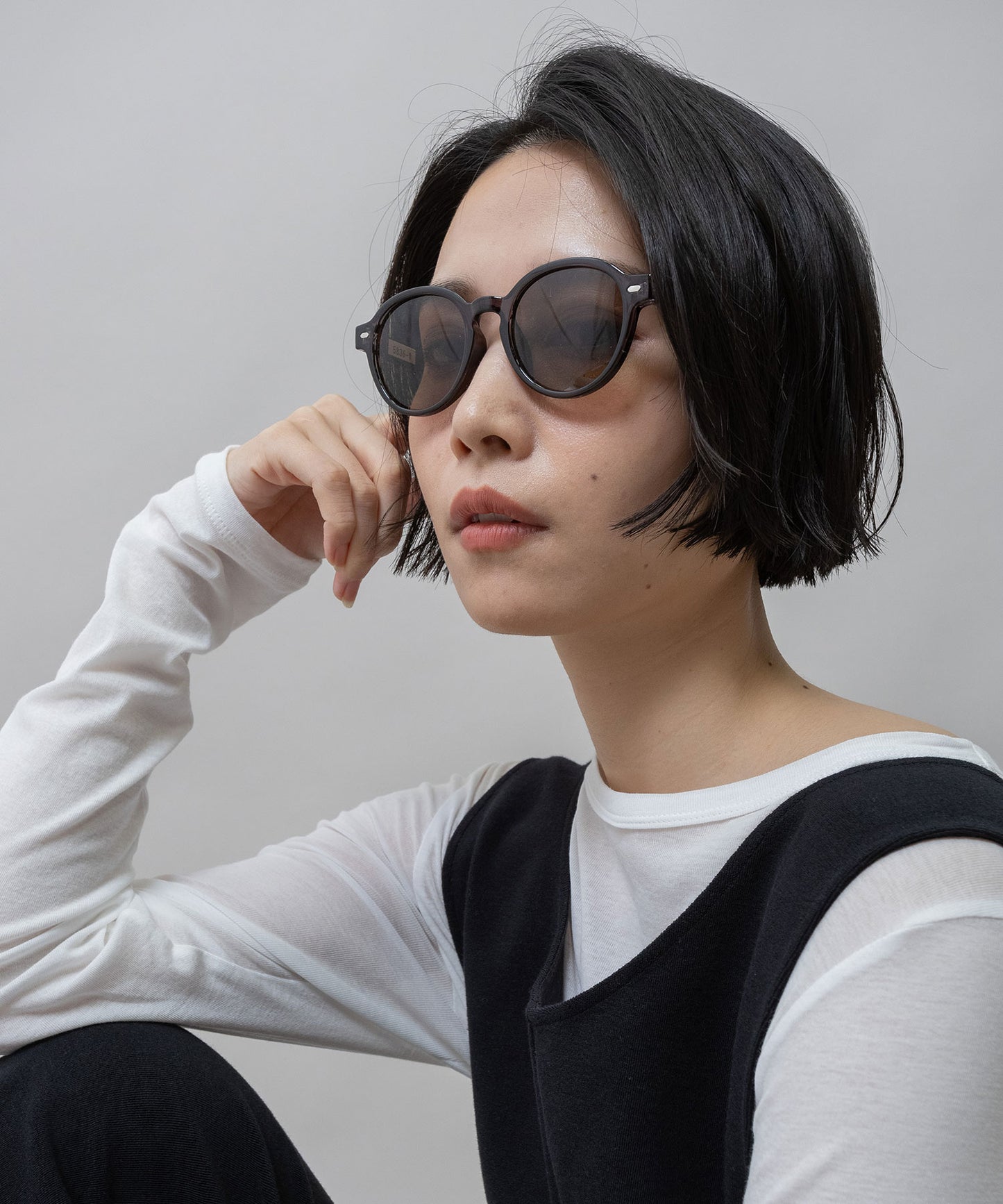 ボストンフレームサングラス