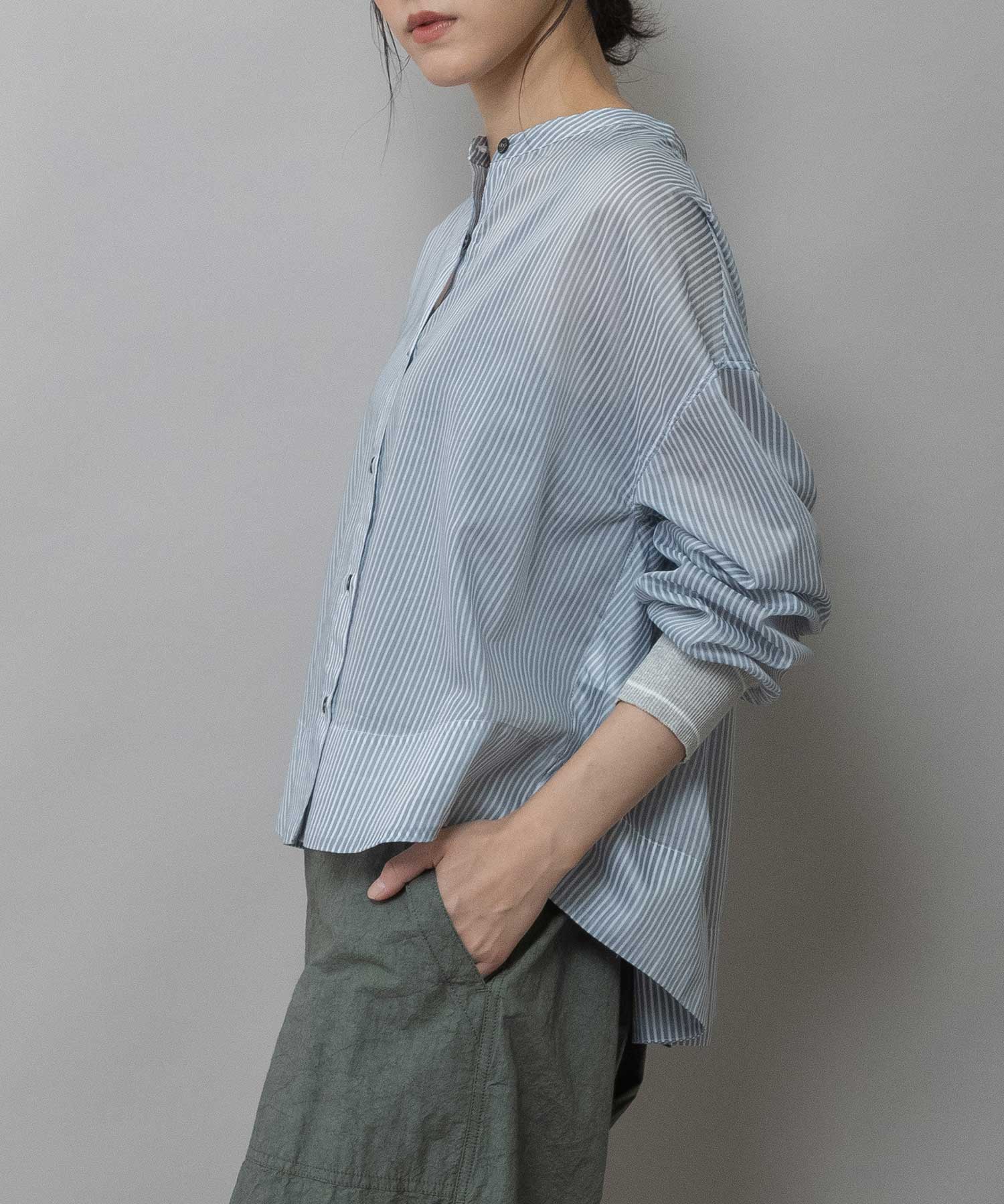 シアーボイル×ニットリブカフスシャツ – Munich web shop
