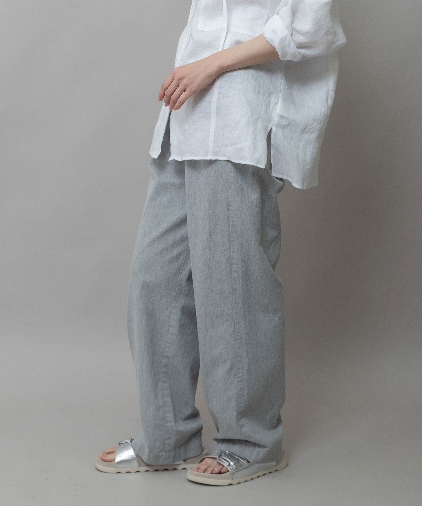 6ozスラブデニムイージーパンツ