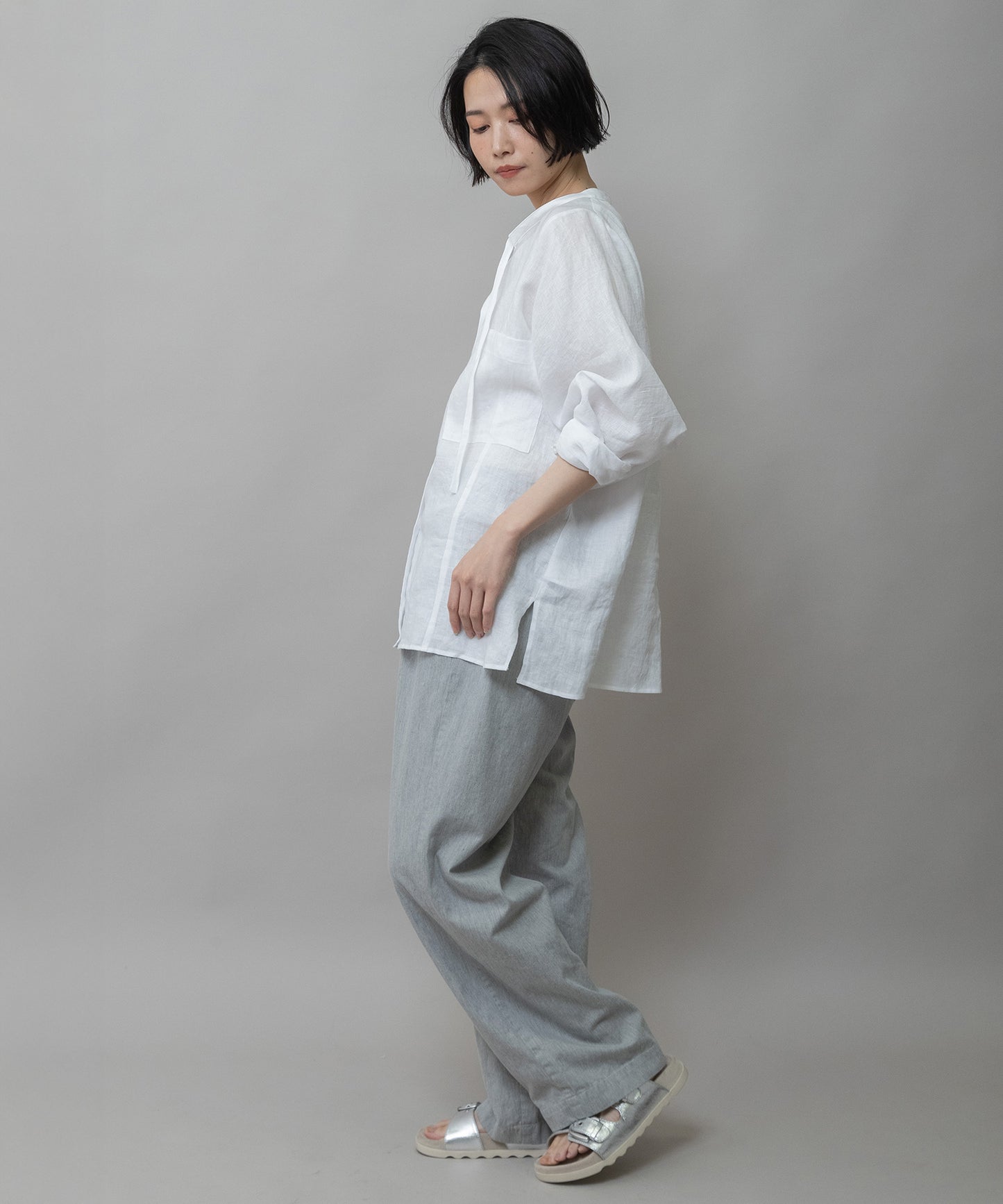 6ozスラブデニムイージーパンツ