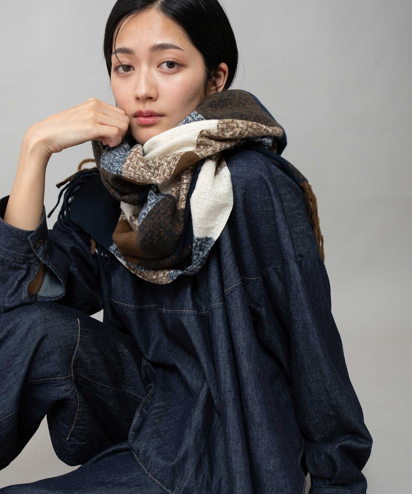 バッファローチェックストール