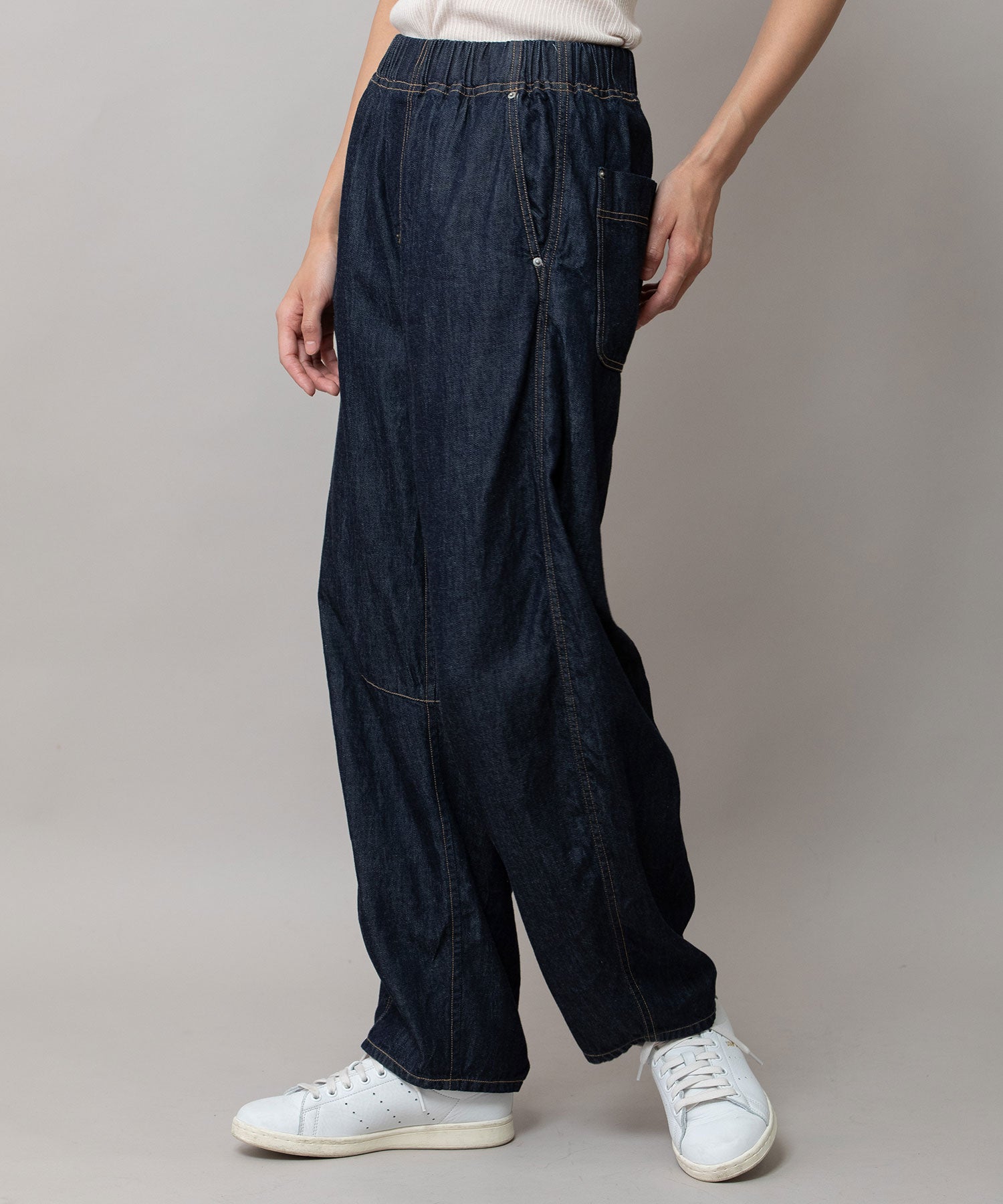コットンリヨセルデニムバレルイージーパンツ – Munich web shop
