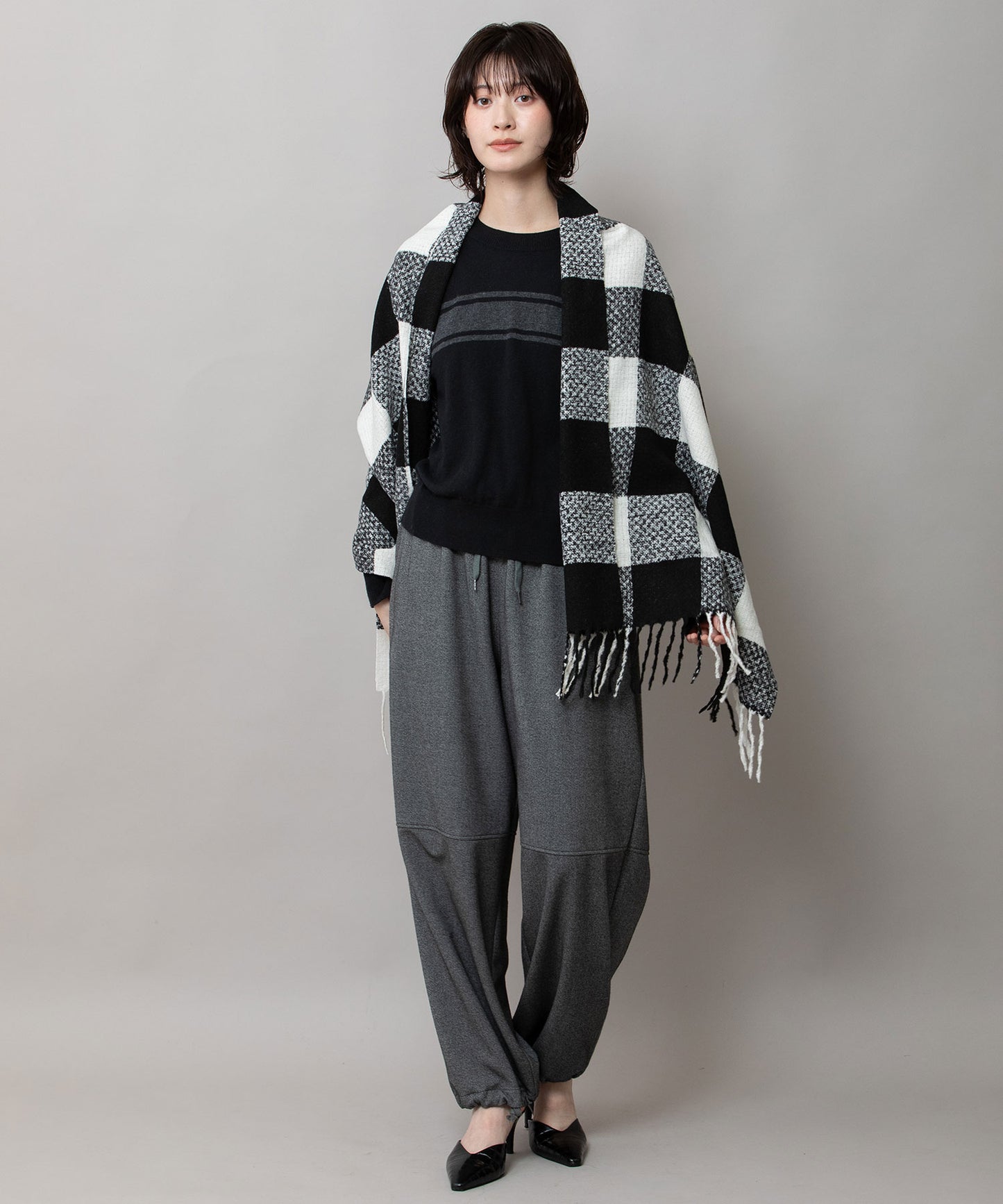 バッファローチェックストール