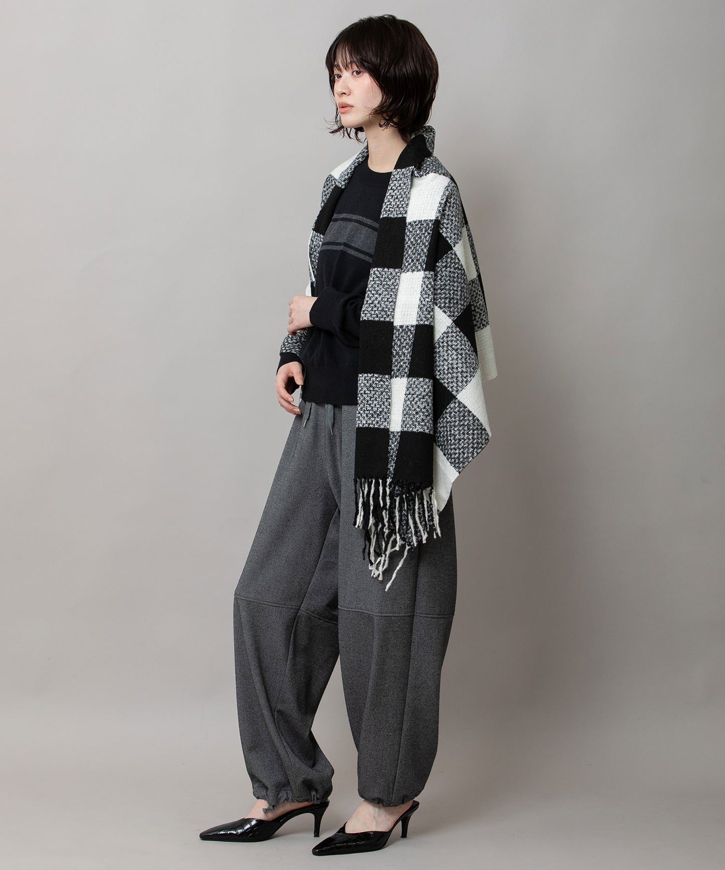 バッファローチェックストール