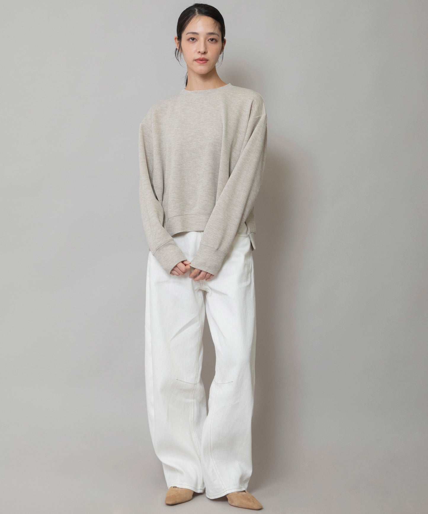 【先行販売】ダブルフェイスジャージプルオーバー