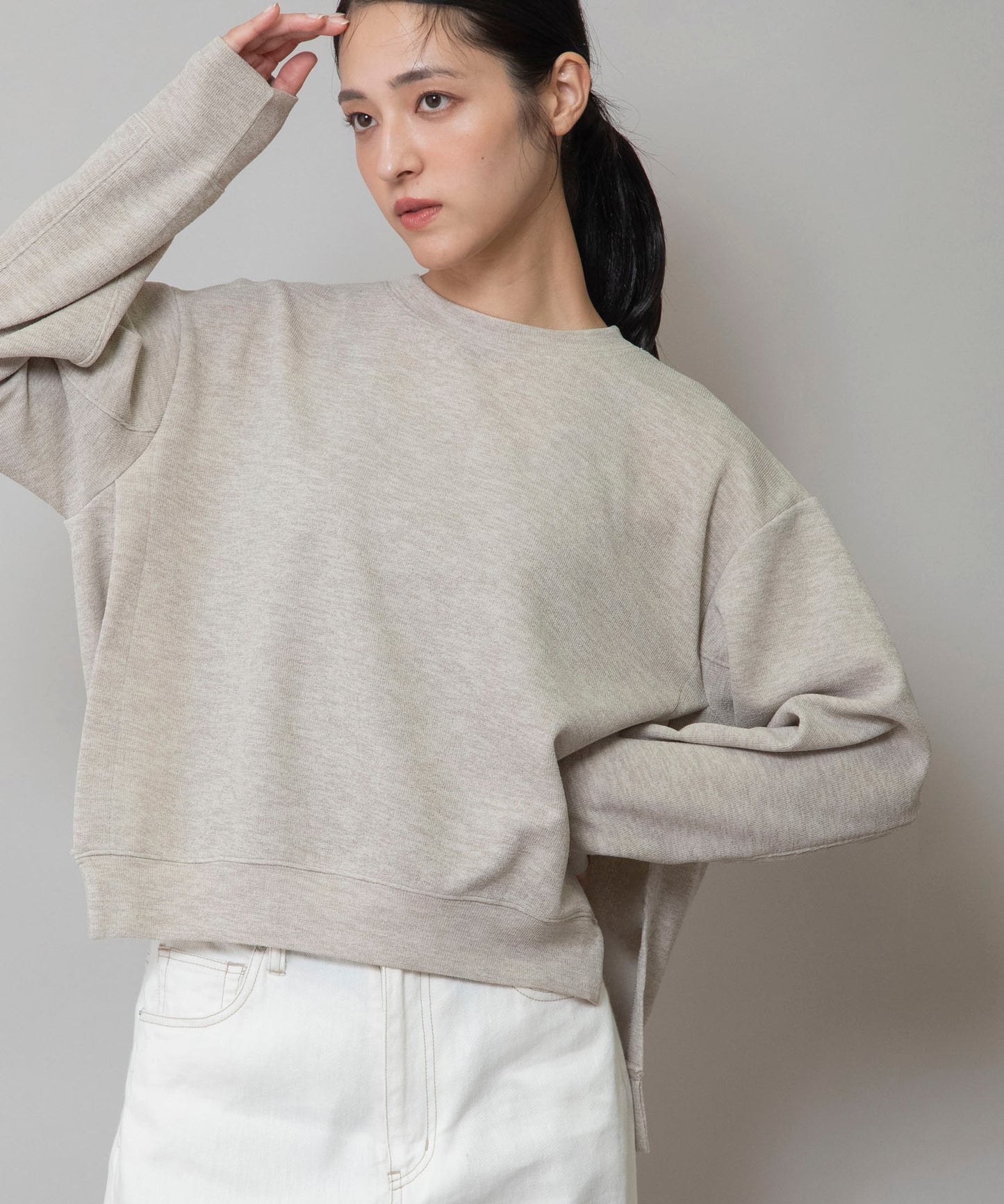 【先行販売】ダブルフェイスジャージプルオーバー