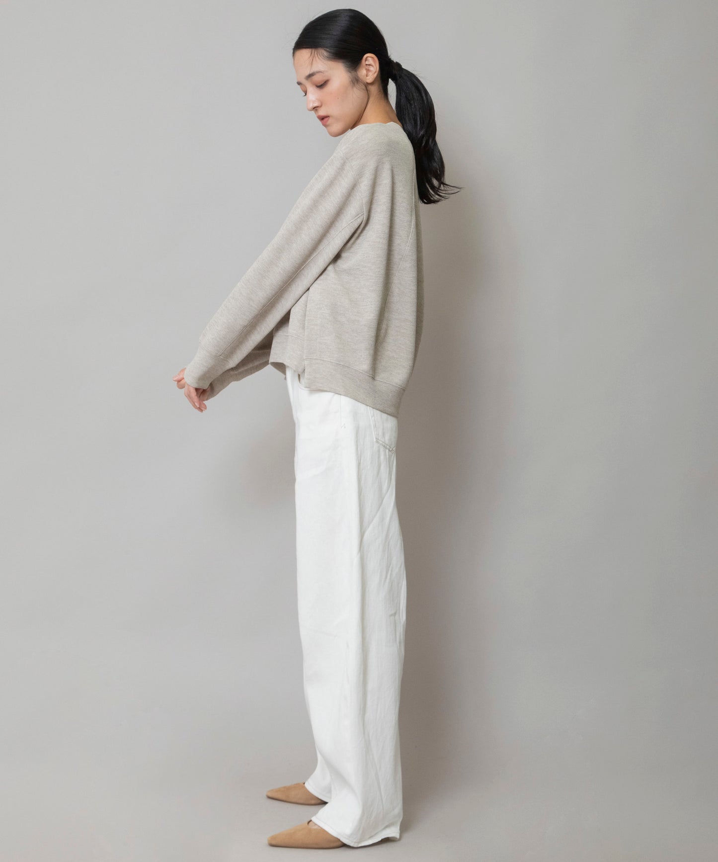 【先行販売】ダブルフェイスジャージプルオーバー