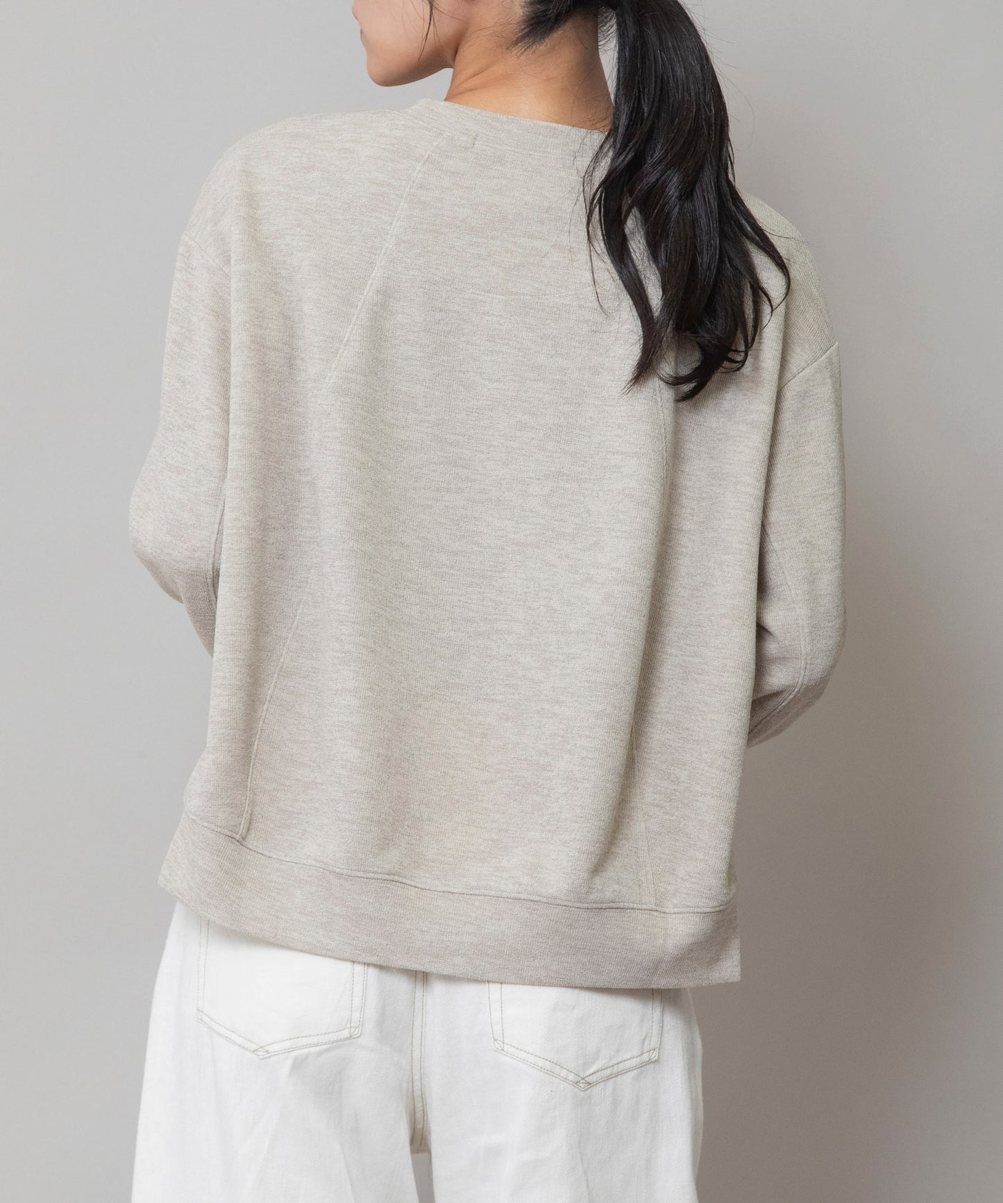 【先行販売】ダブルフェイスジャージプルオーバー