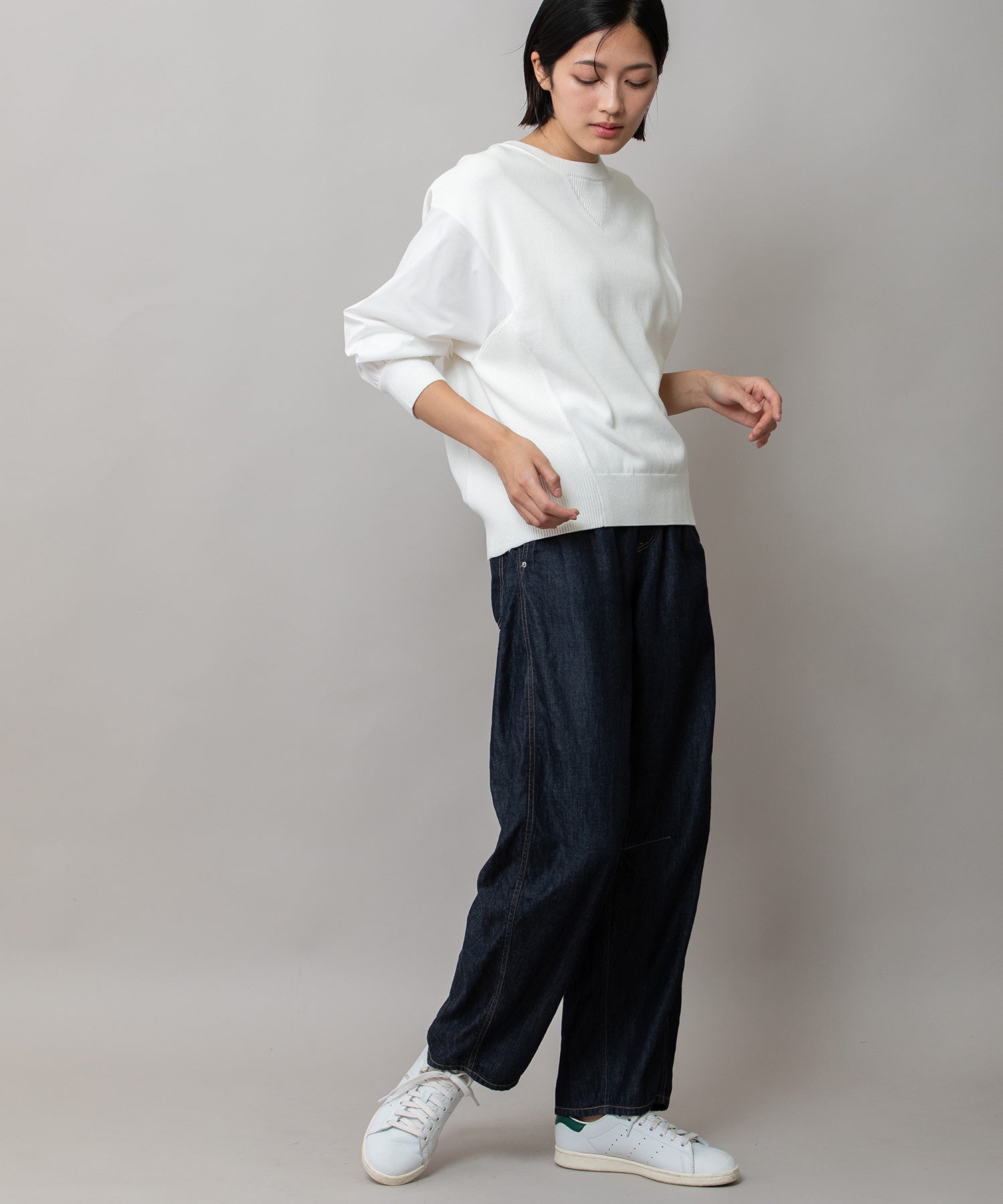 コットンリヨセルデニムバレルイージーパンツ – Munich web shop