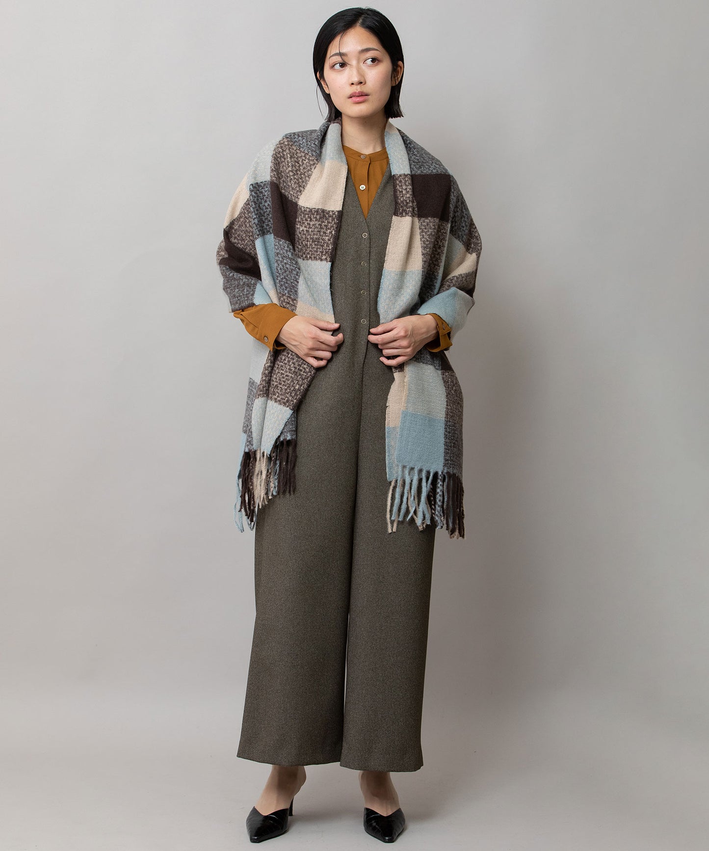 バッファローチェックストール