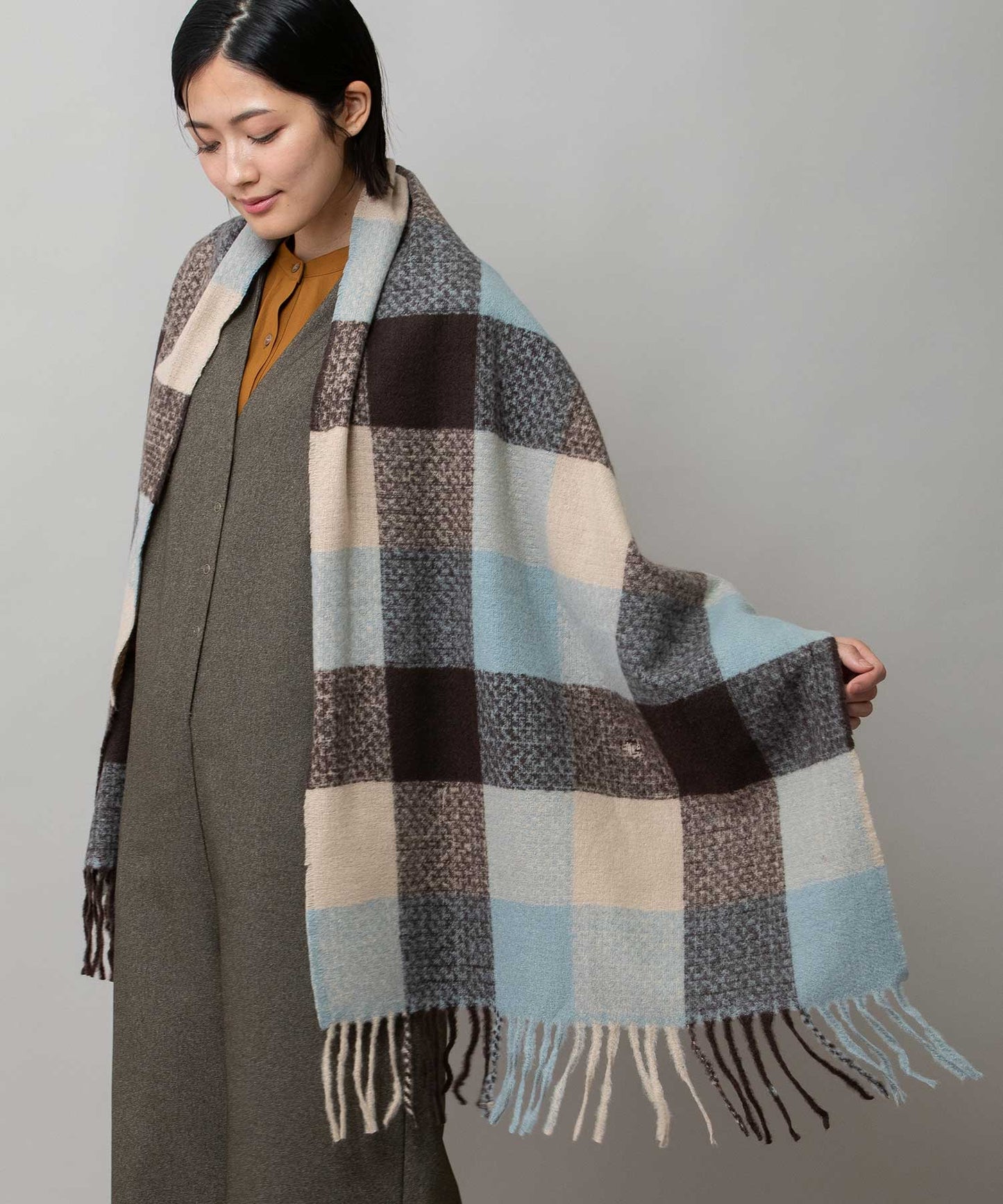 バッファローチェックストール