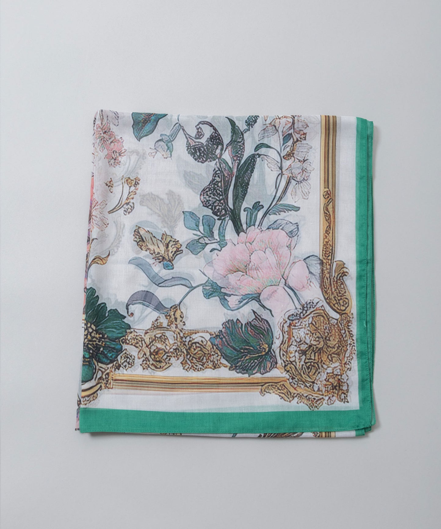 フラワープリントストール