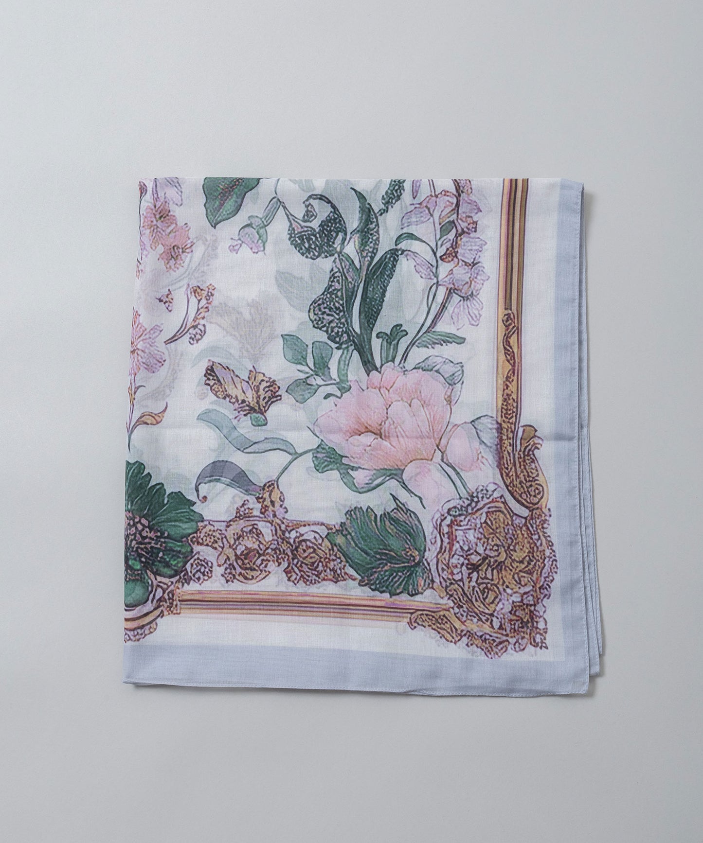 フラワープリントストール