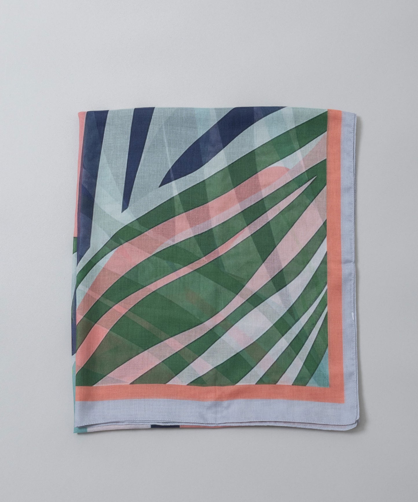 ボタニカル柄ストール