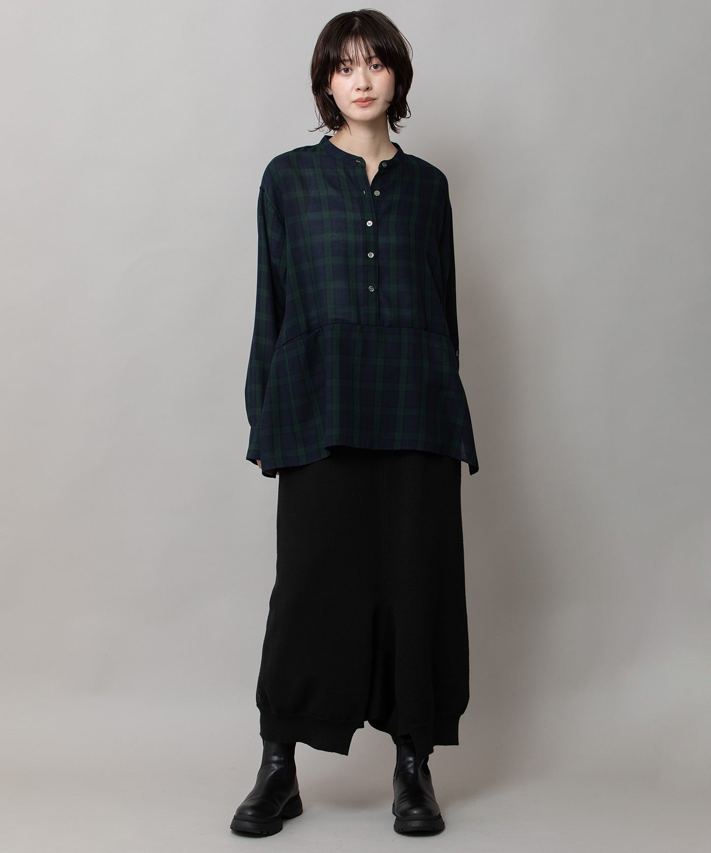 7GG天竺編みニットルーズパンツ