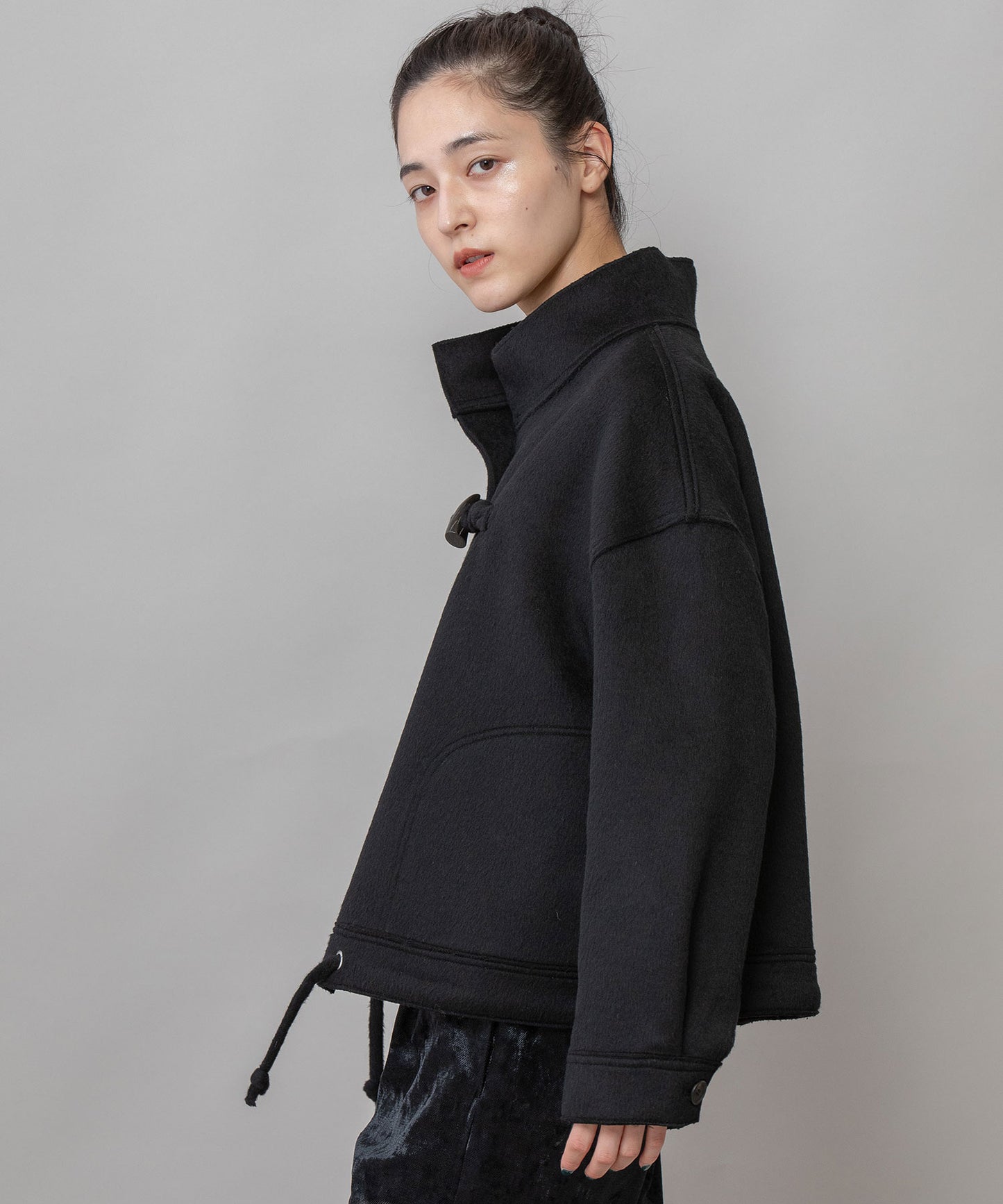 ウールダブルビーバーダッフルジャケット