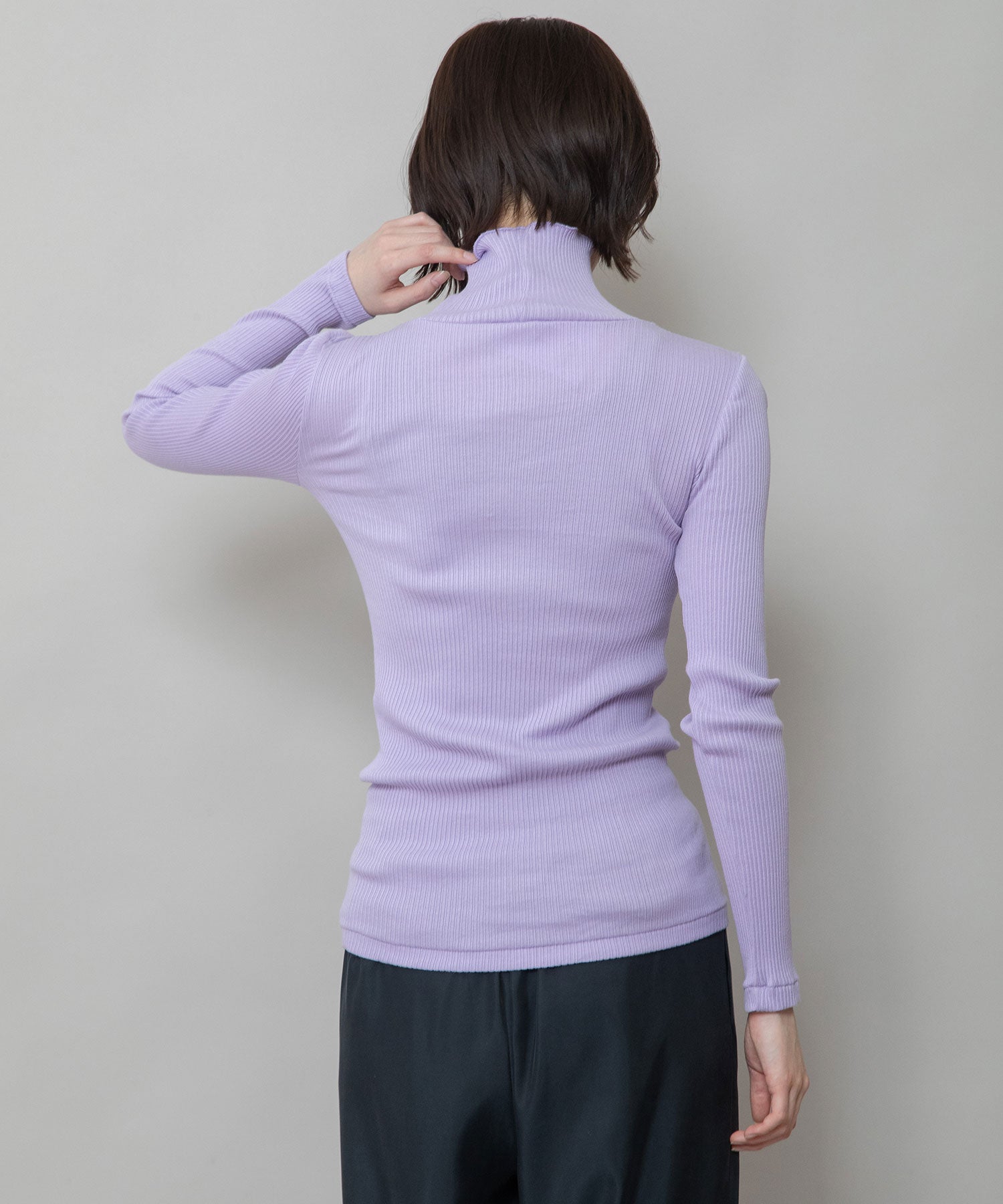 定番】 コットンリブタートルネックプルオーバー – Munich web shop