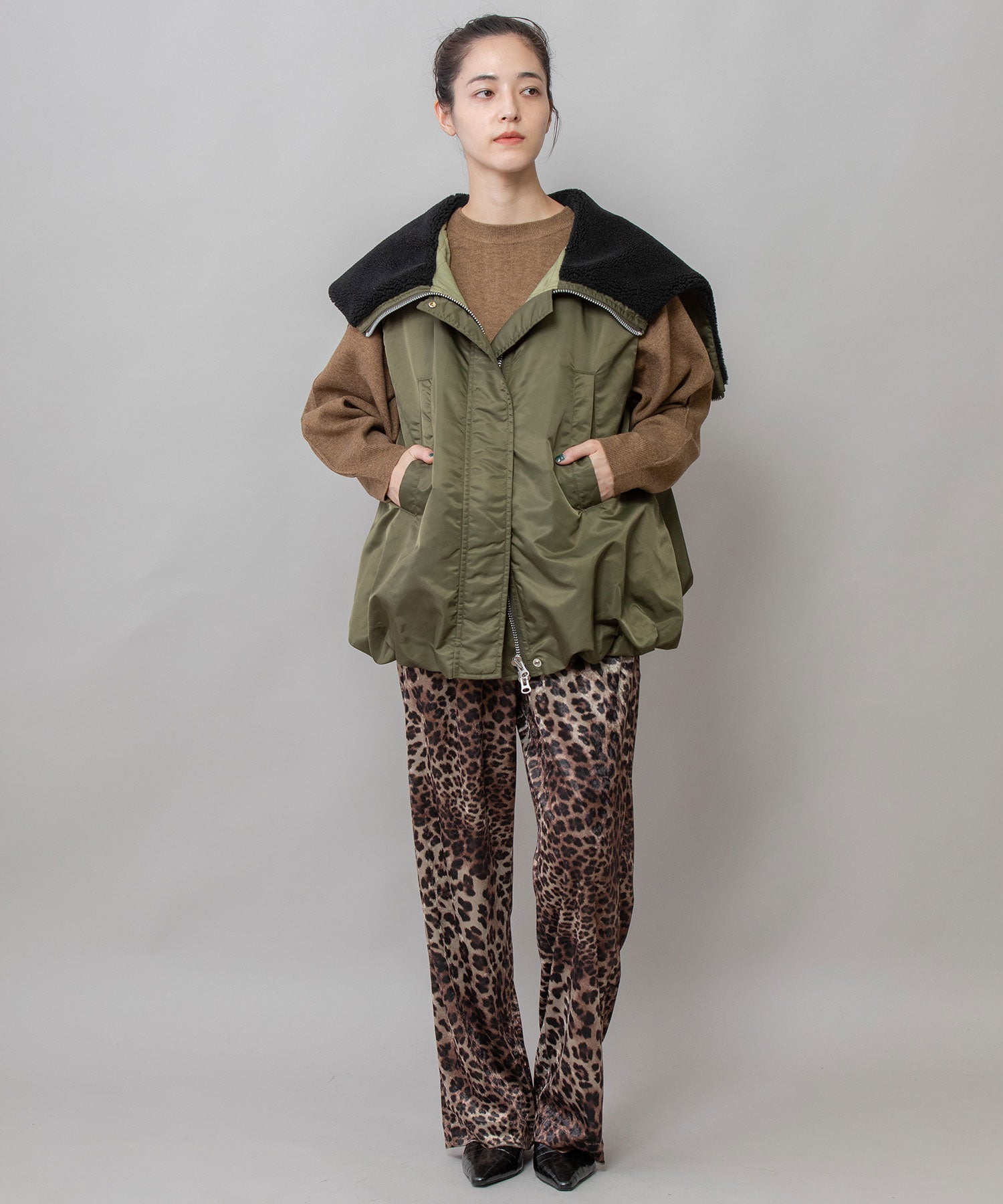 ナイロンツイル×シープボアバルーンフライトベスト – Munich web shop