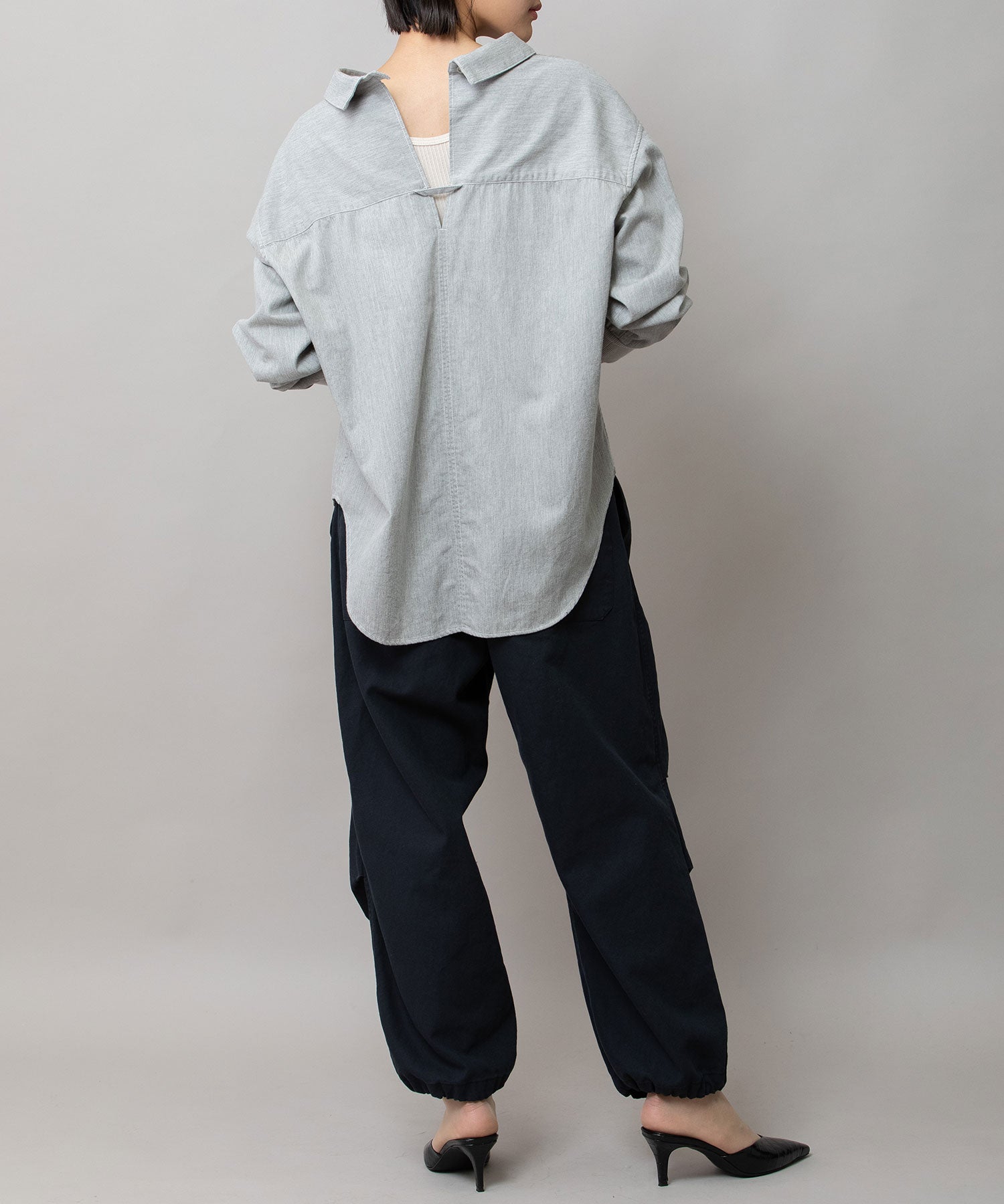 6ozスラブデニムリブカフスシャツ – Munich web shop