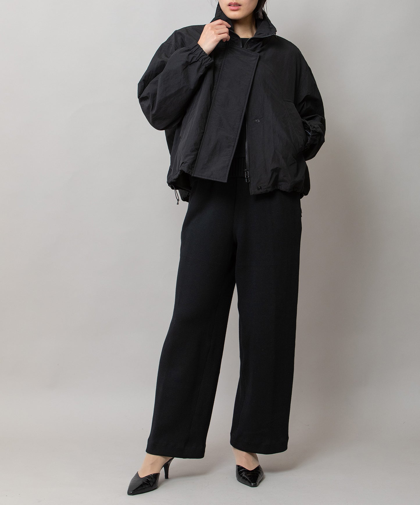 ナイロンコットンタッサー×Octaボンバージャケット