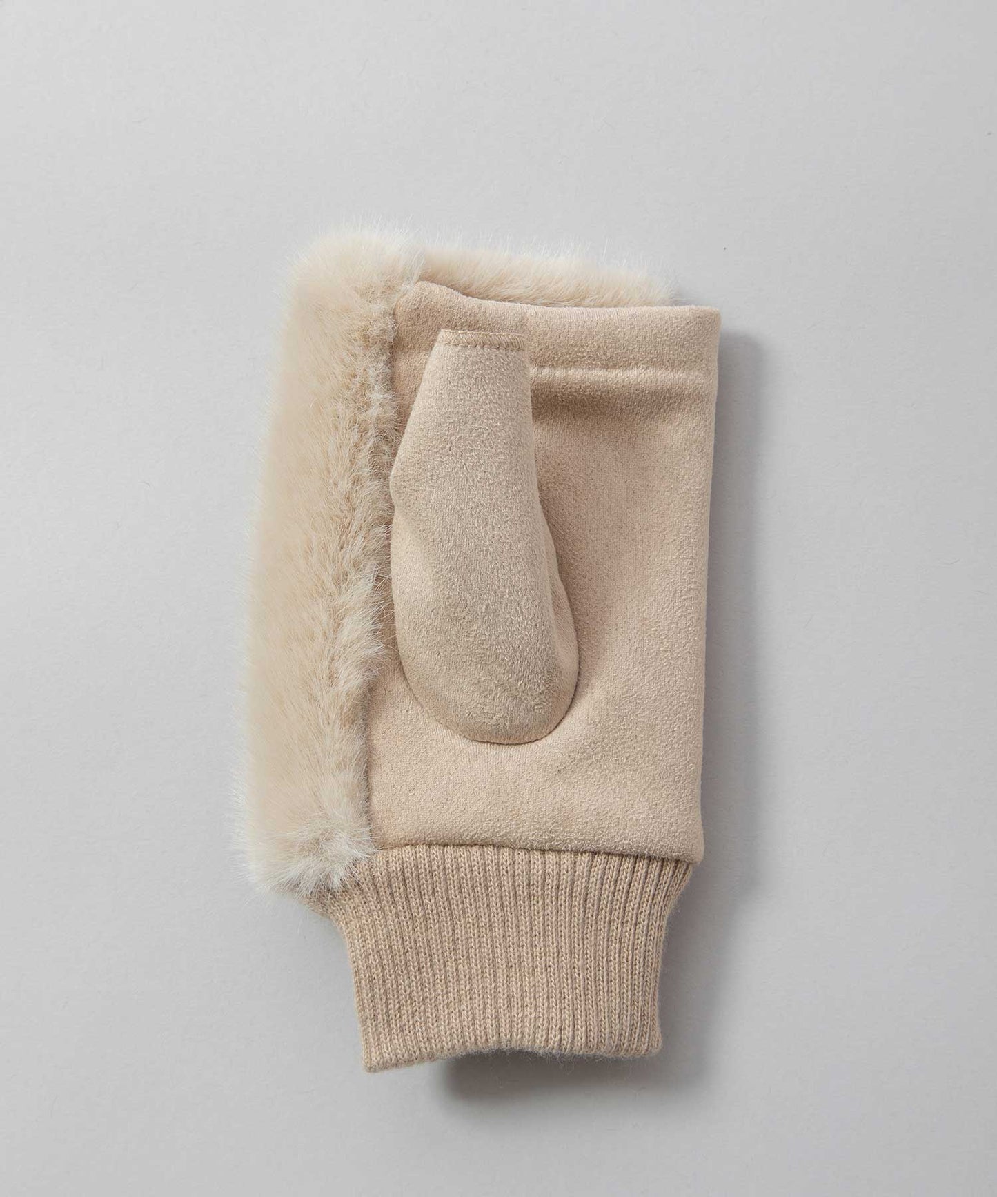 フェイクファーハンドウォーマー