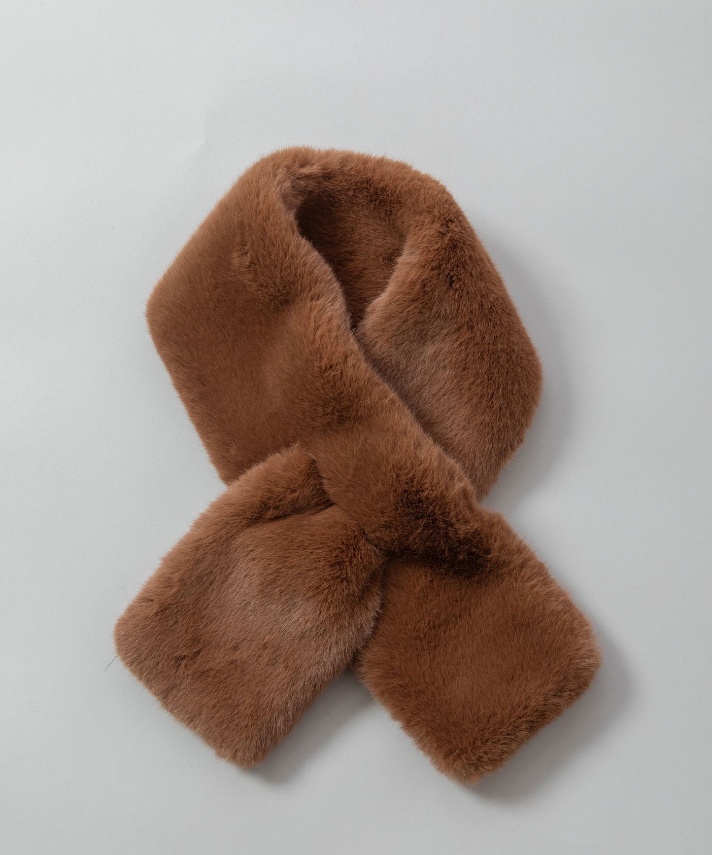 フェイクファーショートマフラー