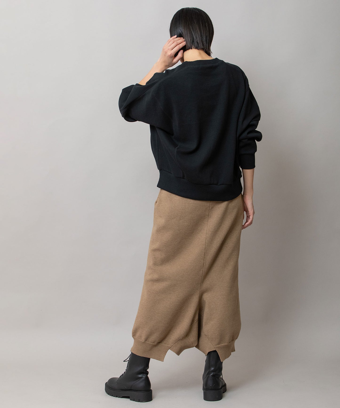 7GG天竺編みニットルーズパンツ