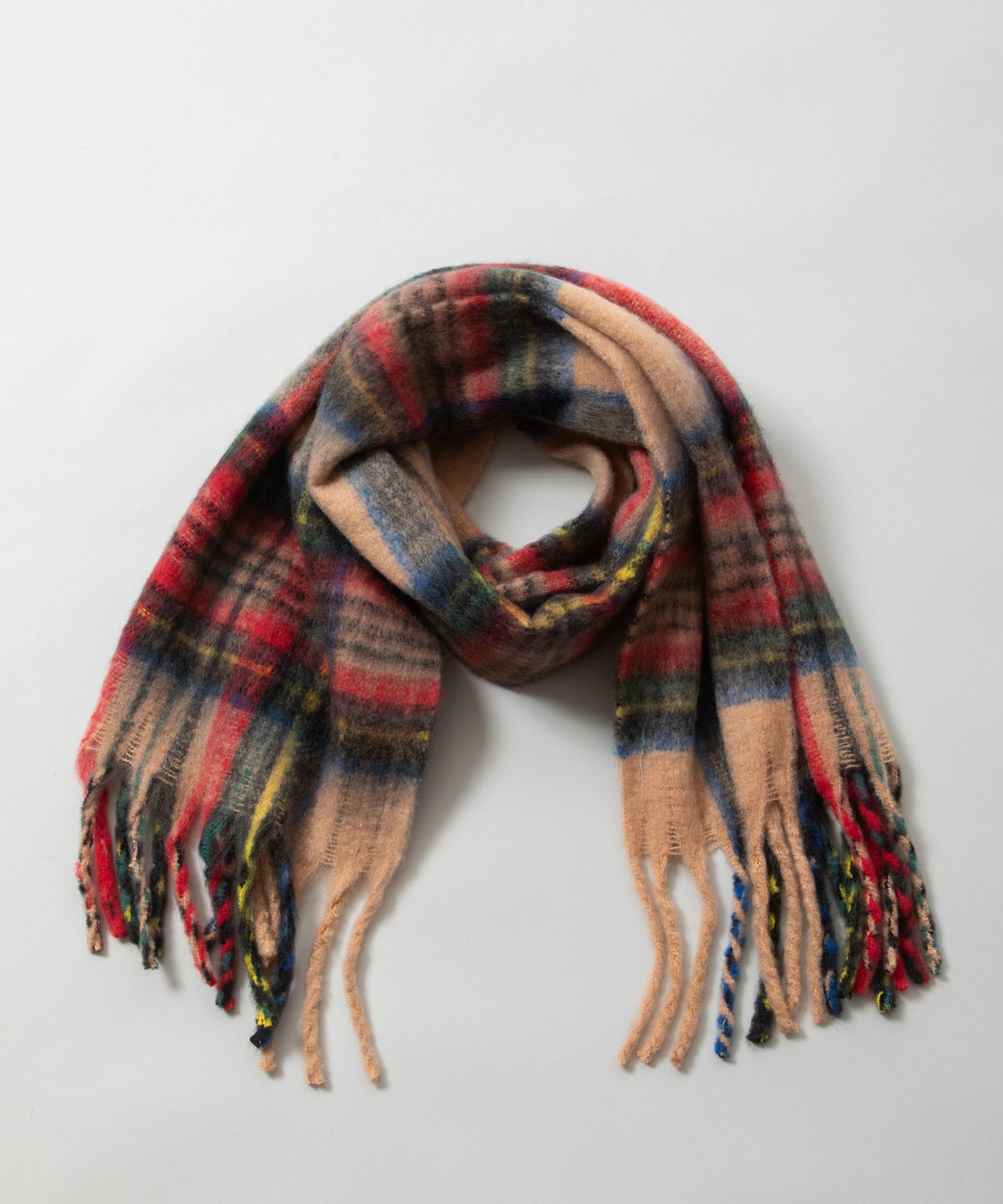 タータンチェックストール